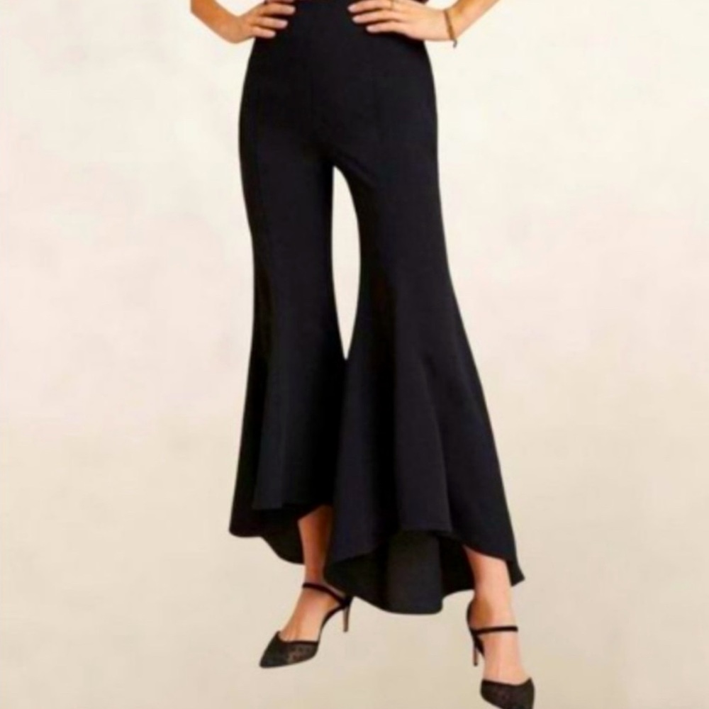 NWT Anthropologie Wide Leg Flare Dress Pants